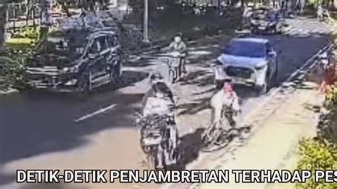 Viral Pesepeda Jadi Korban Jambret Di Menteng Jakpus Polisi Pelaku