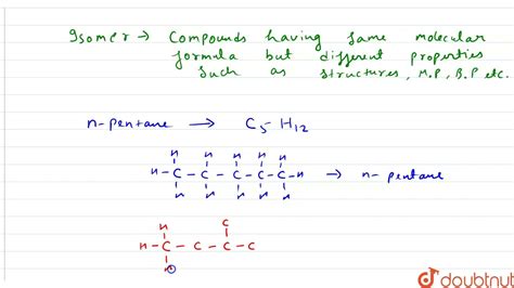 N Pentane Lewis Structure