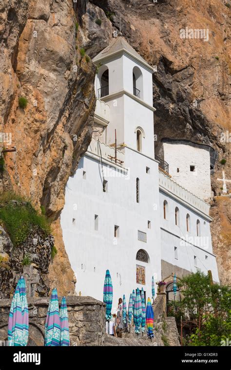 Montenegro. Manastir Ostrog. Ostrog Monastery of the Serbian Orthodox ...