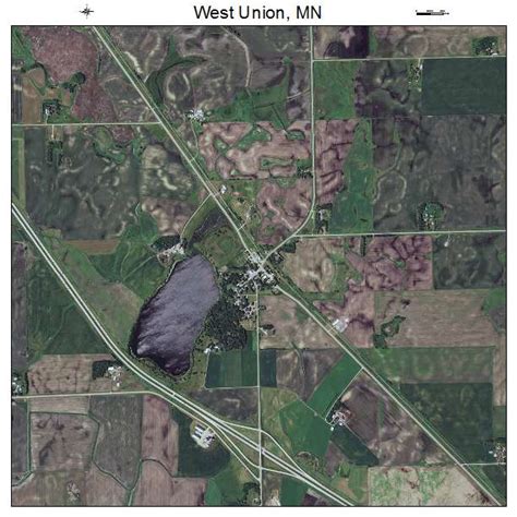 Aerial Photography Map Of West Union MN Minnesota