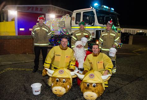 Buckie Firefighters Get Ready For Christmas Charity Street Collection