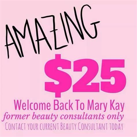 Pondering Pink Miss Your GREAT Discount Want To Come Back To Mary Kay