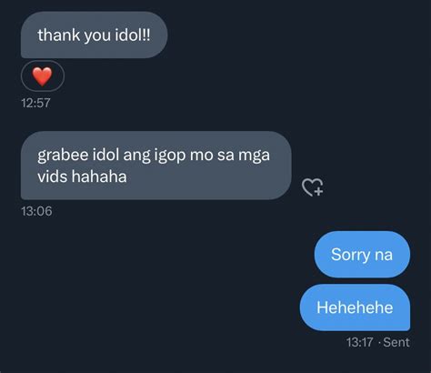 BATMANG HAMOG On Twitter Grabe Idol Ang Igop Mo Sa Mga Vids