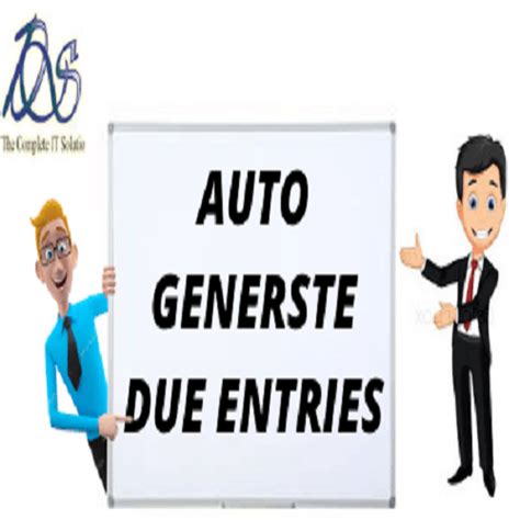 Auto Generate Due Entries Tdl In Tally Prime Free Demo Available At