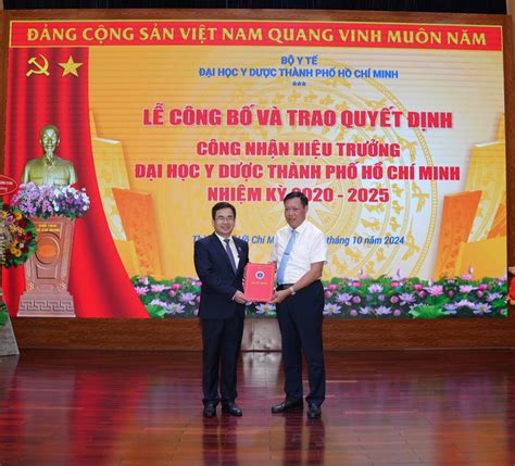 PGS TS Ngô Quốc Đạt giữ chức Hiệu trưởng Trường Đại học Y dược Tp HCM