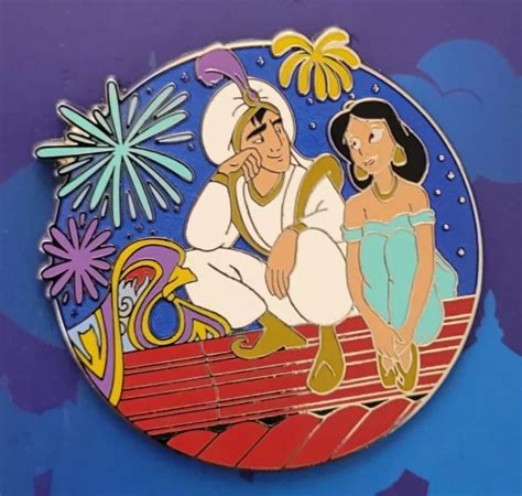 Disney Aladdin 30th Anniversary Pin 2022 Aladdin Lr Jasmine Limited