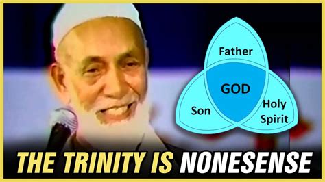 Muslim Scholar Ahmed Deedat Demolishes The Trinity Doctrine YouTube