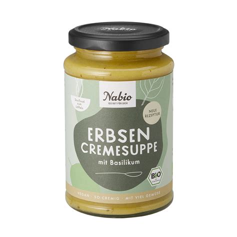 Erbsen Cremesuppe - Nabio