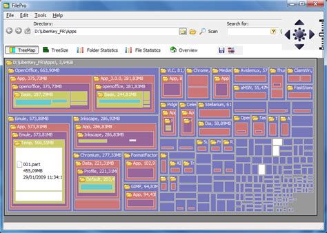 FilePro portable (File management / Disk space tool) - LiberKey ...