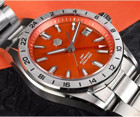 San Martin New Mm Luxury Men S Business Dress Gmt Watch Nh