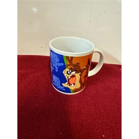 Warner Bros Kitchen Looney Tunes Taz Tazmanian Devil Orange Coffee Mug 998 Warner Bros