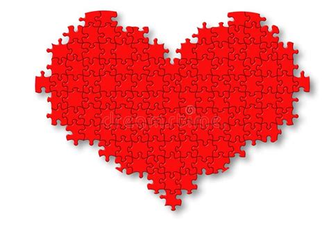 Red Heart Puzzle Picture Image 5235341