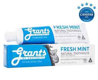 Grants Natural Toothpaste Fresh Mint 110g FREE DELIVERY EBay