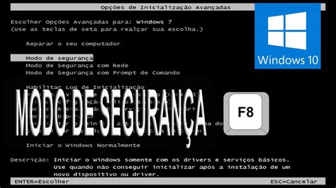 Windows Modo De Seguran A Como Ativar F Para Faze Lo Funcionar O