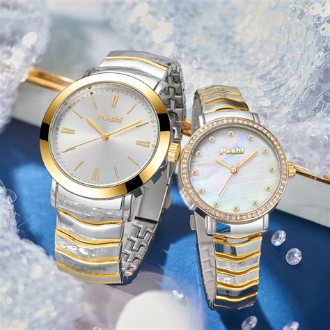 Poshi Couple Watch Waterproof Luxury Quartz Watch For Woman Original