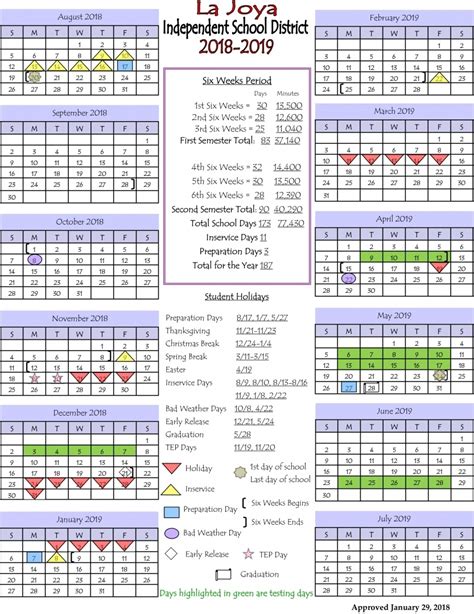 La Joya Isd 2025 2026 Calendar Week Calendar Andy Anabelle