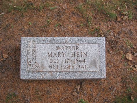 Mary Ertl Hein M Morial Find A Grave