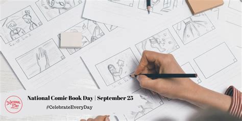 NATIONAL COMIC BOOK DAY - September 25 | National comic book day, Comic books, Happy national day