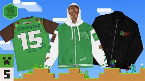 Minecraft reveals new 15th-anniversary merch collection