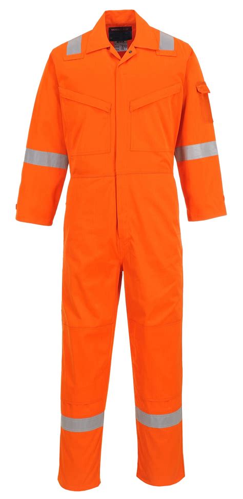 Flame Retardant Coverall Anti Static Inherent Light Weight Fabric