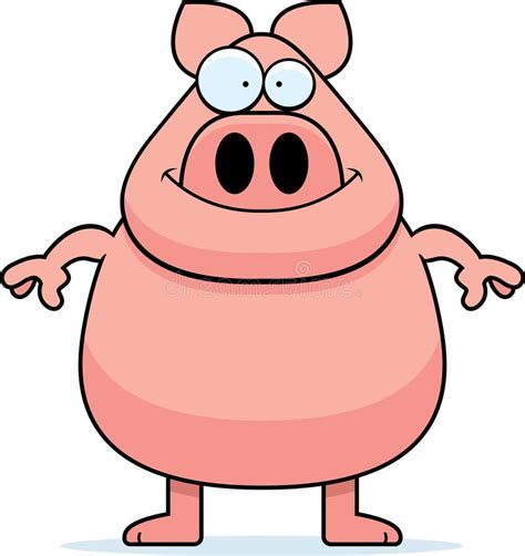 Pig Smiling stock vector. Image of cartoon, happy, animal - 13106485