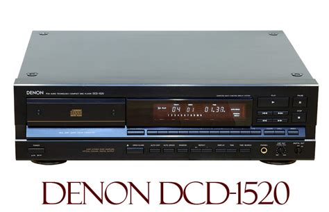 Laden Falsch Senden Denon 1520 Cd Player Vertreter Agitation Verfolgung