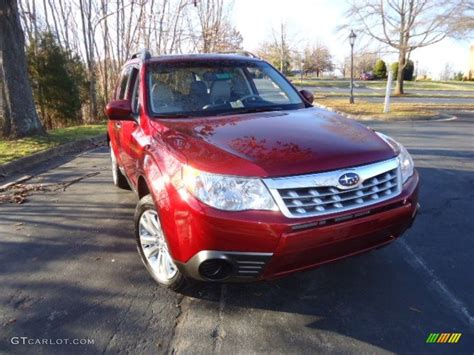 2011 Camelia Red Metallic Subaru Forester 25 X Premium 58853059 Photo