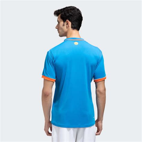 Adidas India Cricket Odi Replica Jersey Blue Adidas India