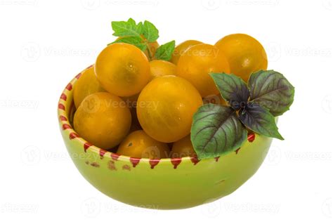 Yellow bright cherry tomato 8436878 Stock Photo at Vecteezy