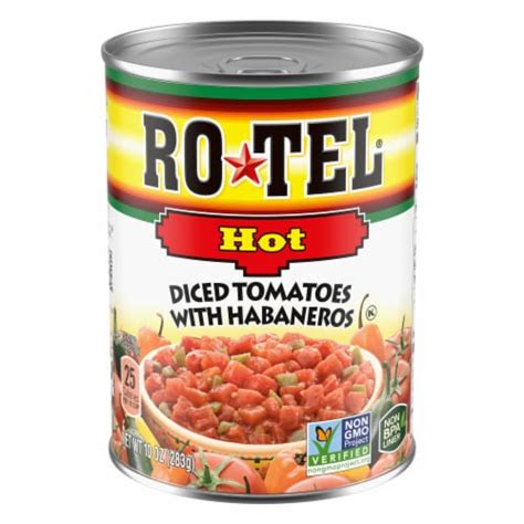 Rotel Hot Diced Tomatoes And Habanero Peppers, 10 OZ - Kroger