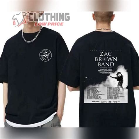 Zac Brown Band The Fire Tour Dates 2023 Shirt Zac Brown Shirt Zac