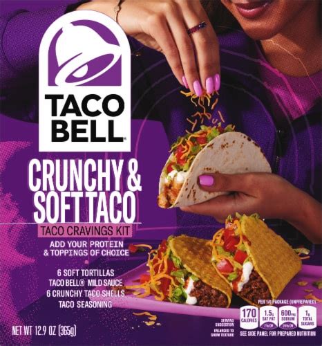 Taco Bell Crunchy Soft Taco Dinner Kit 12 77 Oz Kroger