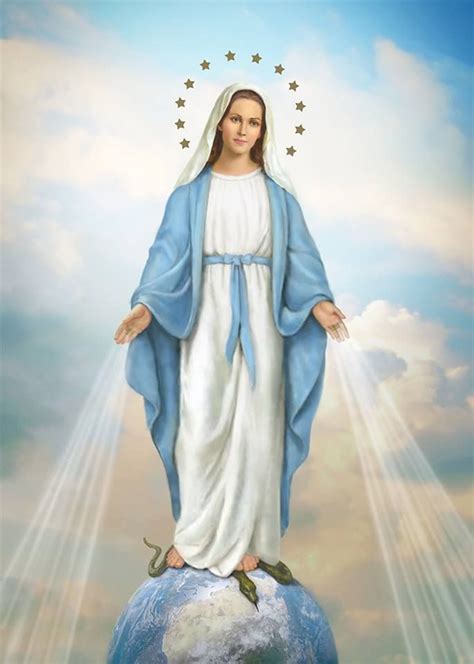 Virgen De La Medalla Milagrosa Mary Jesus Mother Mother Mary Images