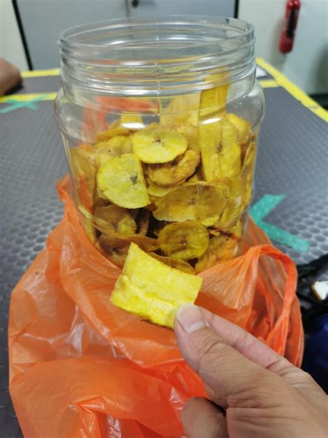 Home Made Kg Kerepek Pisang Tanduk Snack Keropok Banana Chips Food