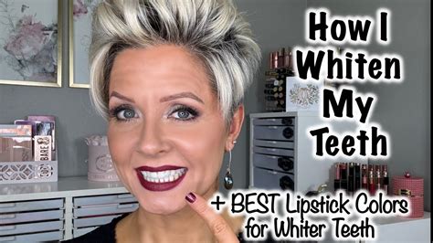 My Teeth Whitening Secret BEST Lipstick Colors For Whiter Teeth YouTube