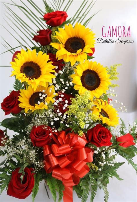 Frio Arreglos De Flores Con Girasoles Y Rosas Rojas Alyshia Kanters Blogs