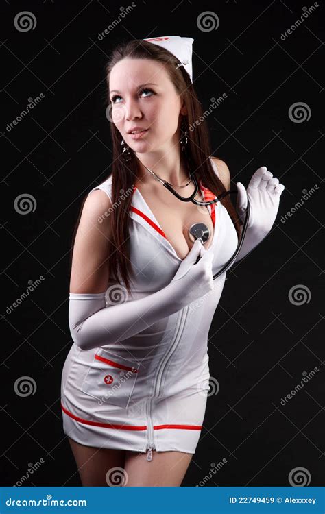 Nurse Stock Image Image Of Stethoscope Adult Chest