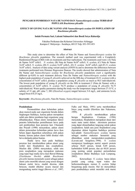 article format  journal unair