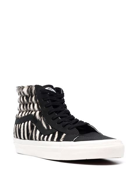 Vans Sk8 Hi 38 Zebra Print Sneakers Farfetch