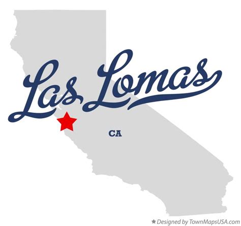 Map of Las Lomas, CA, California