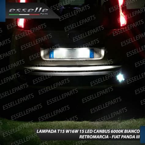 Kit Full Led K Canbus Lampade H Fiat Panda Cross Luce Bianca No Error