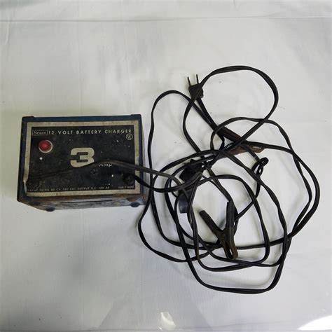 Vintage Sears Battery Charger 12 Volts 3 Amps Ebay