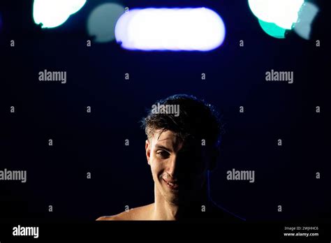 Doha Qatar 15th Feb 2024 Alessandro Miressi Of Italy Reacts After