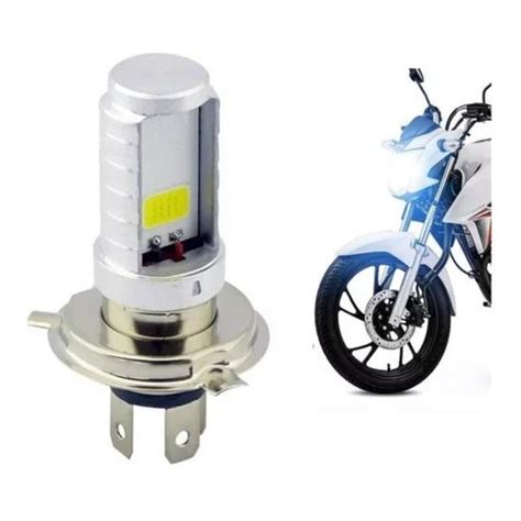 Lâmpada Farol Led Lanterna H4 Farol Moto Modelo Gold 6500k Super Branca