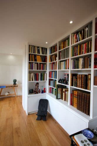 Bespoke Corner Library Unit In South East London Built In Shelves