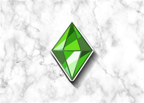 Sims 4 Plumbob Sticker Sims 4 Sticker Sims 4 Stickers | Etsy