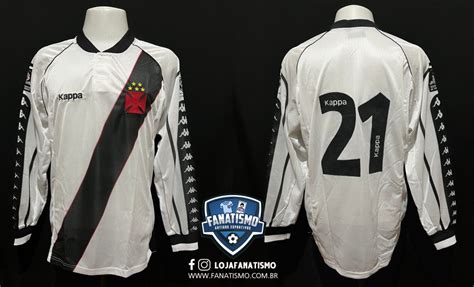 Camisa Do Vasco Oficial Ii Manga Longa Kappa Usada Em Jogo G