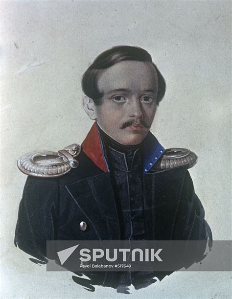 Portrait Of Mikhail Lermontov Sputnik Mediabank