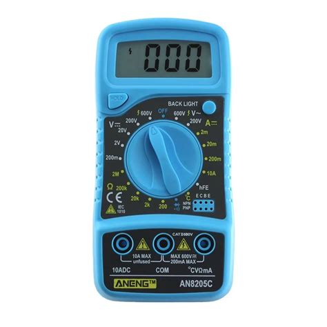 Professional Digital Multimeter AN8205C LCD Display Digital Multimeter