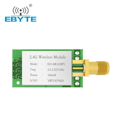 NRF24L01P E01 ML01DP5 2 4GHz NRF24L01 PA LNA RF Wireless Transceiver RF